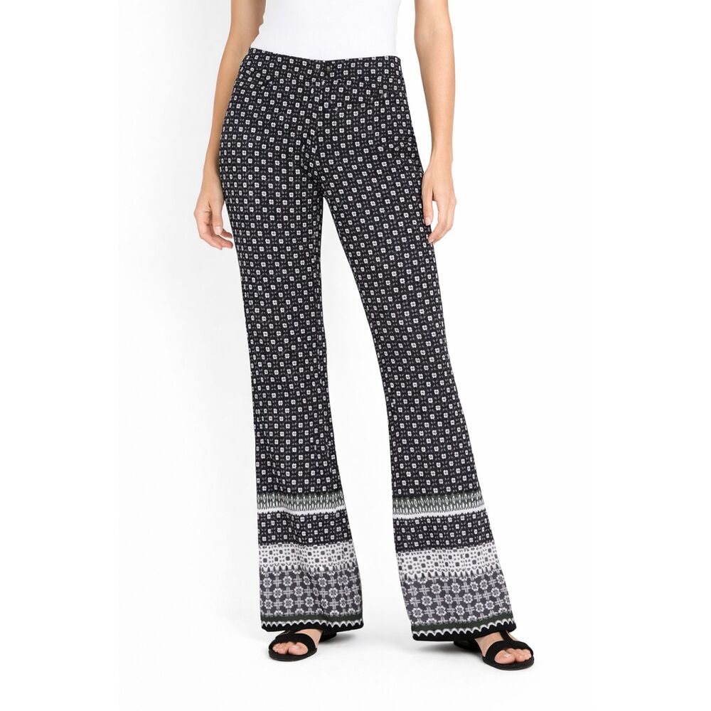 BCX Lightweight Pull-on Pants Green Multi-toned M